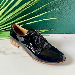 Patent Leather Oxford Shoes
